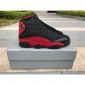 Replica High Quality Air Jordan 13 Retro Black/Dark Green Mens sneakers 50C7DB542BBB