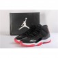 Replica Ua Air Jordan 11 (Xi) Bred 2012 Black White Red Shoes For Men BB2309B655A1