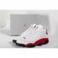 Replica High Quality Air Jordan 13 Chicago White/Red Sneakers 39D2D7201111