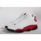 Replica High Quality Air Jordan 13 Chicago White/Red Sneakers 39D2D7201111