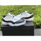 Replica Air Jordan 11 Low 'Easter' White/Emerald Rise Black Sneakers 9215437804A1