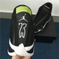 Replica Air Jordan 14 Indiglo Black/White Sneakers 8E76F0998F3D