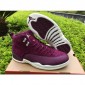 Replica Air Jordan 12 Bordeaux Suede Purple Sneakers 6CABFC1C9D27