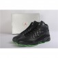 Replica High Quality Air Jordan 13 Retro Black/Dark Green Mens Sneakers 50C7DB542BBB