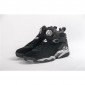 Replica High Quality Air Jordan 8 Retro Black/Chrome Men Sneaker BF3B222DC189