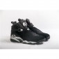 Replica High Quality Air Jordan 8 Retro Black/Chrome Men Sneaker BF3B222DC189