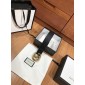 Replica Gucci Black leather Double G belt ASS02374