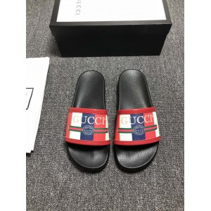 High Quality Gucci slide sandal with red rubber GO_GC030