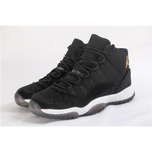 High Quality Air Jordan 11 Black Velvet Sneakers 04913F85BA03
