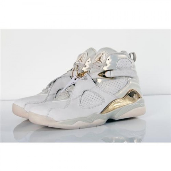 Air Jordan 8 Championship Pack White Sneakers 2267D4B0DA68