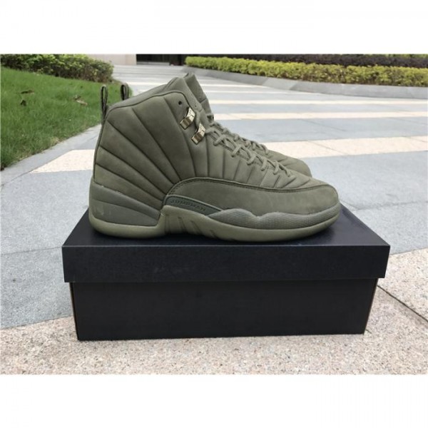 Replica High Quality Psny X Air Jordan 12 Green Men Sneakers 8BE638F9D1BE