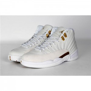 High Quality 3rd Batch 2016 Air Jordans 12s White Drakes Ovo Men Shoes  D161B4E61A17