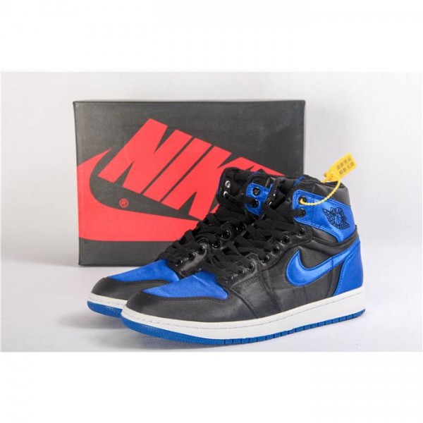 High Quality Air Jordan 1 Royal Satin Mens Sneakers 996CEB627A28