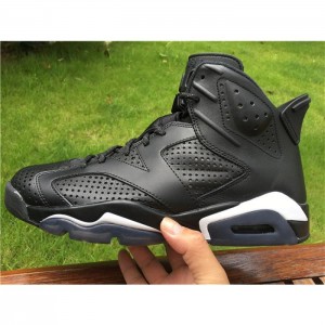 High Quality Air Jordan 6 Vi Black Cat In Black And White Color 763FD56B0E34