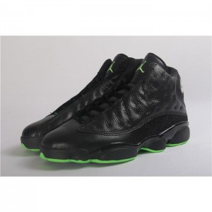 High Quality Air Jordan 13 Retro Black/Dark Green Mens Sneakers 50C7DB542BBB