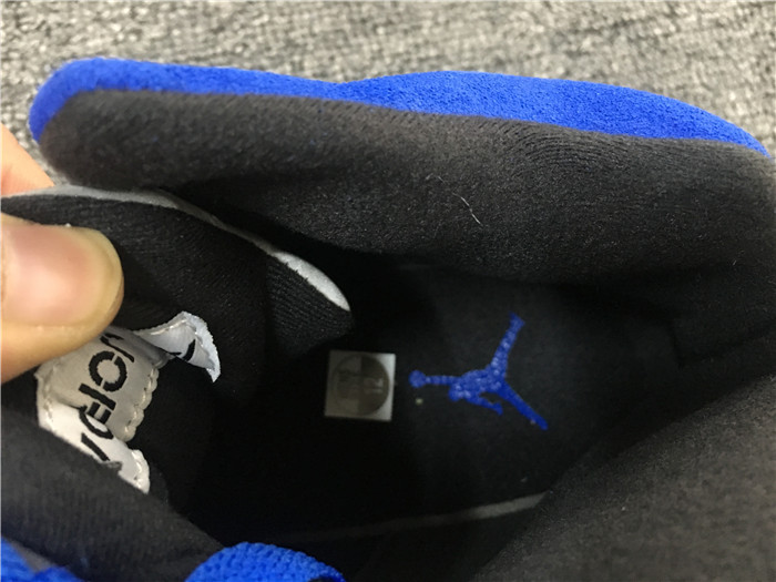 Air Jordan 5 Blue Suede Men Sneakers